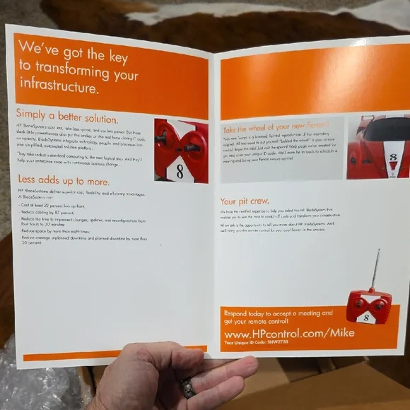 HP Promotional Remote Controlled Red Ferrari - Picture 6 of 6